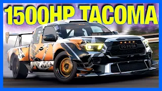 Forza Horizon 5 : 1500 Horsepower Toyota Tacoma!! (FH5 Performance Truck)