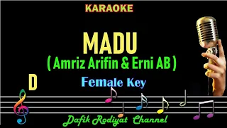 Madu (Karaoke) Amriz Arifin & Erni AB Nada Wanita/Cewek Female key D Dangdut original