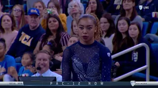 Margzetta Frazier Floor Exercise 2020 UCLA vs Boise State