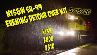 NYS&W SU-99 Detours Over NJTransit!!! 5/15/20