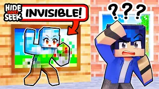 Using INVISIBLE Cheats In Minecraft Hide N' Seek!