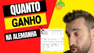 Quanto ganha um trabalhador peão na Alemanha? Compartilhando meu holerite