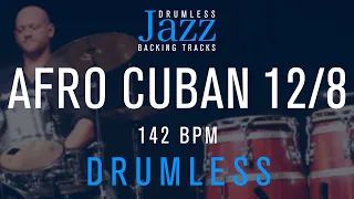 Afro-Cuban 12/8 Jazz Drumless Backing Track | 142 Bpm | Afro Blue Changes