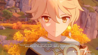 XIAO LIKES AETHER Genshin Impact CUTSCENE