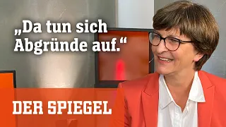 Saskia Esken (SPD) bei "Spitzengespräch" über Merz, Lindner und Rechtsextreme bei der Polizei