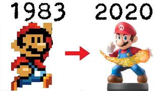 Evolution of Super Mario 1983 - 2020