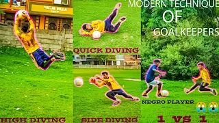 Goalkeeper practice and improve some techniques|| Indian goalkeeper||