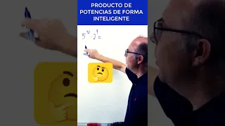 📌Producto de POTENCIAS de forma INTELIGENTE 👍 #potencias #matematicas