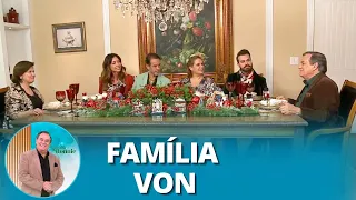 Ronnie apresenta esposa, nora e filhos em especial de Natal
