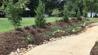 Updated Holding Mulch on a hill