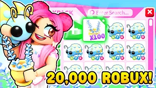 HATCHING 100 DIAMOND LAVENDERS (20,000 ROBUX) ! Adopt Me Roblox New LADYBUG Update