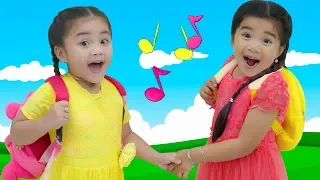 My Name Song  Annie & Suri Pretend Play Sing Along Nursery Rhymes & Kids Song
