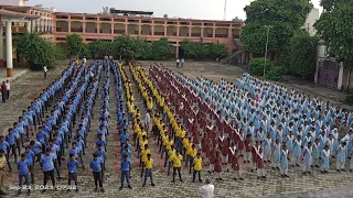 राष्ट्रीय गान गांधी इंटर कॉलेज धनौरा Sri Gandhi vidyalaya inter College mondi Dhanaura  #college