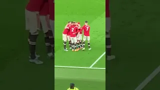 Varane Celebrates First United Goal | LIVE | Man United 3-0 Brentford