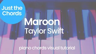 Piano Chords - Maroon (Taylor Swift)