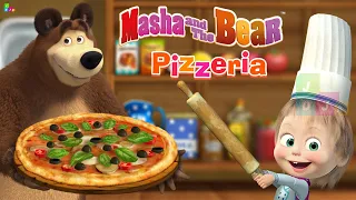Masha and the Bear pizzeria- The penguin wants Mushroom Pizza