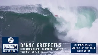 Danny Griffiths at Shipstern Bluff - 2017 TAG Heuer WIpeout of the Year Entry - WSL Big Wave Awards