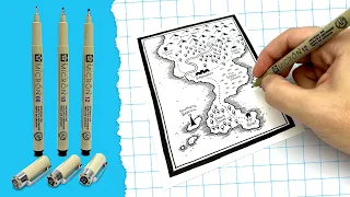 The Best Pens for Drawing Fantasy Maps?