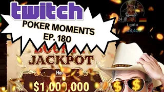 Twitch Poker Moments ep. 180 Include GGPoker Bounty Jackpot🔥🤑🔥 Online Poker