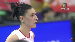 Tijana Boskovic | 2018.10.14 FIVB World Championship | Japan vs Serbia (14-5)