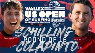Jett Schilling vs Crosby Colapinto | Wallex US Open of Surfing - Round of 16 Heat Replay