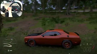 2015 DODGE CHALLENGER SRT HELLCAT | Forza Horizon 5 | Logitech g29 gameplay