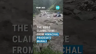 Manali: Tourist Cars Swept Away By Overflowing River