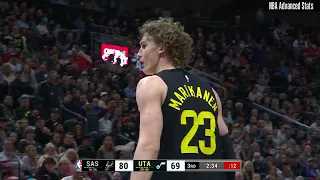 Lauri Markkanen 25 pts 6 reb 2 ast vs San Antonio Spurs | 2024-03-27