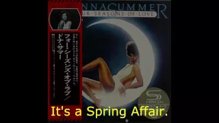 Donna Summer - Spring Reprise LYRICS - SHM "Four Seasons of Love" 1976