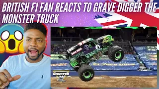 🇬🇧  BRIT F1 Fan Reacts To GRAVE DIGGER - Monster Jam’s MOST FAMOUS Monster Truck??