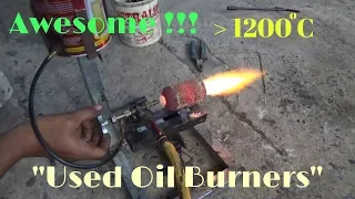 Waste oil burner with reflector (making process) Part 2.