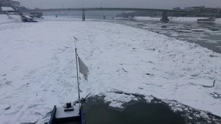 Razbijanje leda na Dunavu