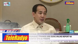 Executive Sec. Vic Rodriguez itinanggi ang isang online report na nagbitiw siya sa pwesto | Pasada