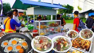 Street food within $1, cheap breakfast @ PTT Gas Station @ Boeng Snor, Phnom Penh street food