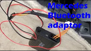 Mercedes Bluetooth music streaming, Comand unit USB and AUX adaptor installation LA POWER, MR 12V