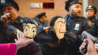 MONEY HEIST NERF WAR vs POLICE IN REAL LIFE (Epic Parkour POV Chase)