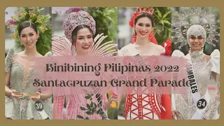 Binibining pilipinas 2022 Grand Santacruzan parade 2022