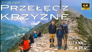 KRZYŻNE (2112m n.p.m.) przez Dolinę Roztoki, 5 Stawów i zejście do Doliny Pańszczycy-22km z synami..