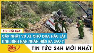 Mới nhất vụ xe tông vào vách núi ở Phú Yên: Xe chở quá tải, khả năng mất thắng