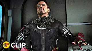 Iron Man Mark 46 Suit Up Scene | Captain America Civil War (2016) Movie Clip HD 4K