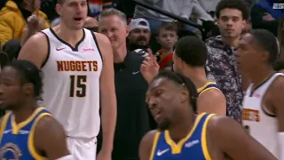 STEPH CURRY & KERR LET JOKIC KNOW AFTER FLOPPING & GETS ALL THE CALLS!