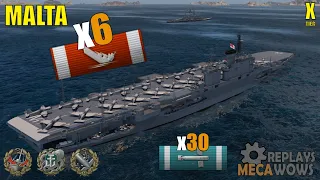 Malta 6 Kills & 226k Damage | World of Warships Gameplay