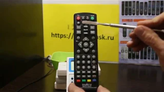 Настройка Huayu RM-D1155+5 DVB-T2+TV с обучением под TV универсальный для цифровых приставок