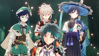 【Genshin Impact MMD】 role-playing game [ Wanderer / kazuha / xiao  / venti  ]