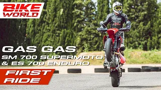 New GasGas SM 700 Supermoto and ES 700 Enduro | First Ride