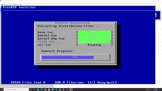 Installing FreeBSD 12.2 in VirtualBox