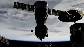 Soyuz MS-09 undocking and departure