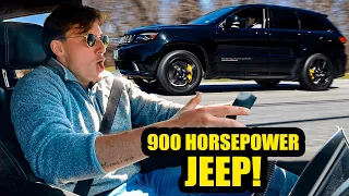 The 900 HP Jeep Trackhawk is INSANE | DriveHub