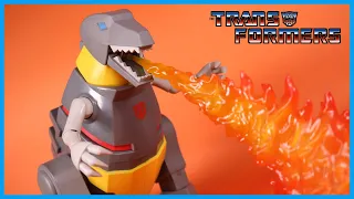 Super7 Ultimates! Transformers Wave 2 GRIMLOCK Action Figure Review