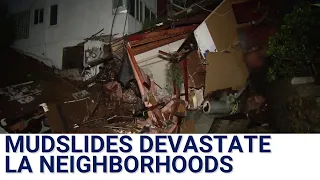 Nearly 500 mudslides hit LA during storms